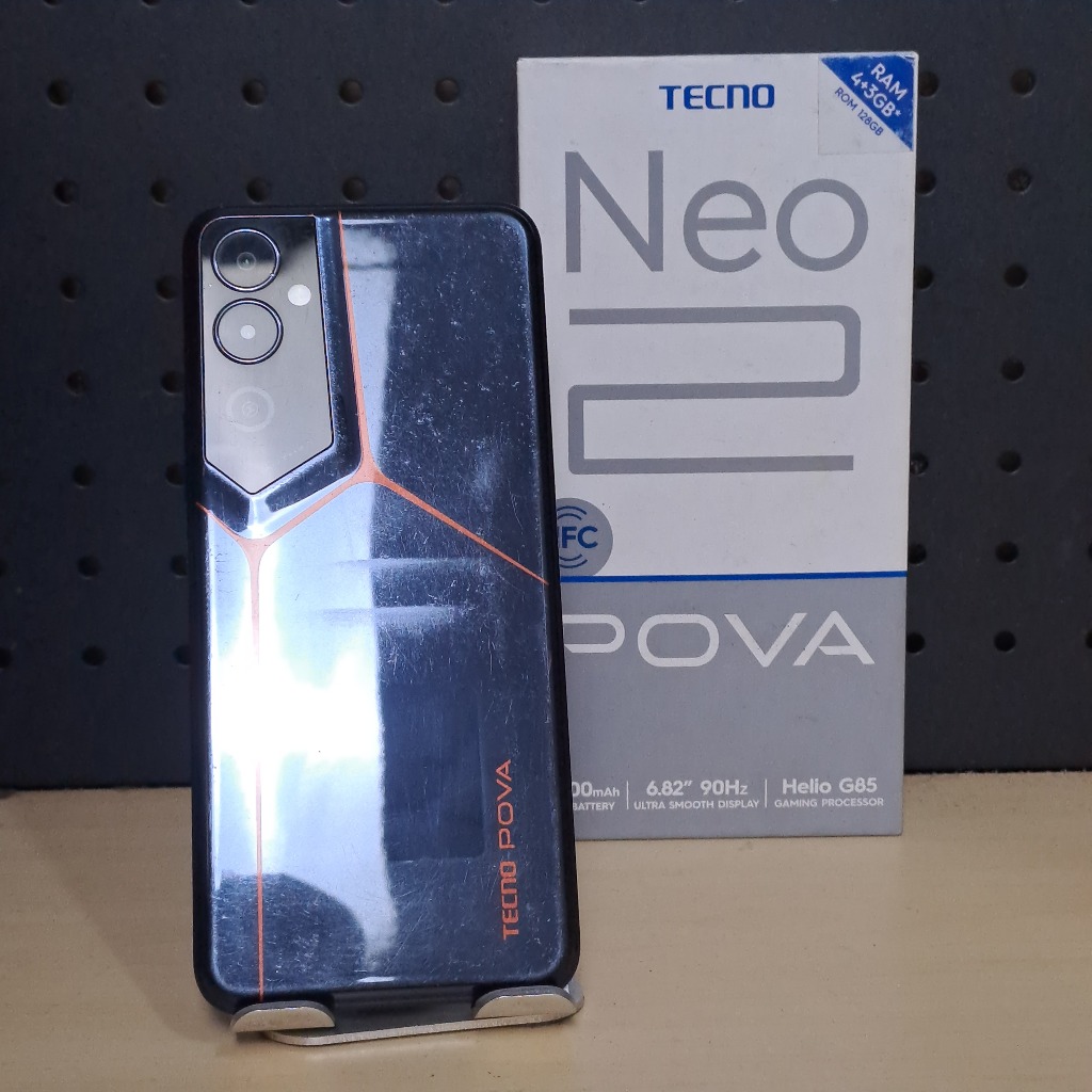 TECNO POVA NEO 2 4/128GB SECOND FULLSET BERGARANSI