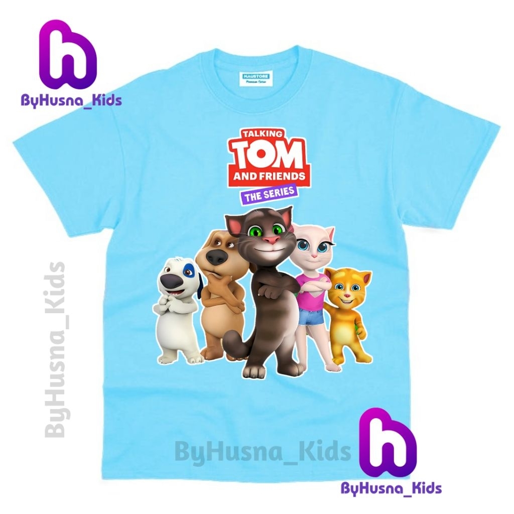 BAJU ANAK KAOS ANAK TALKING TOM SERIES TOM MINIS TOM HEROES TALKING TOM AND FRIENDS ATASAN ANAK BAHA