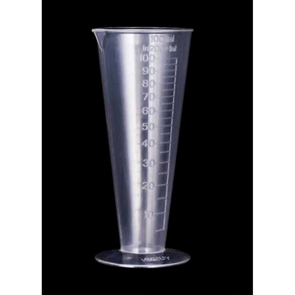 GELAS UKUR PLASTIK 100ML/JIGGER PLASTIK 100ML