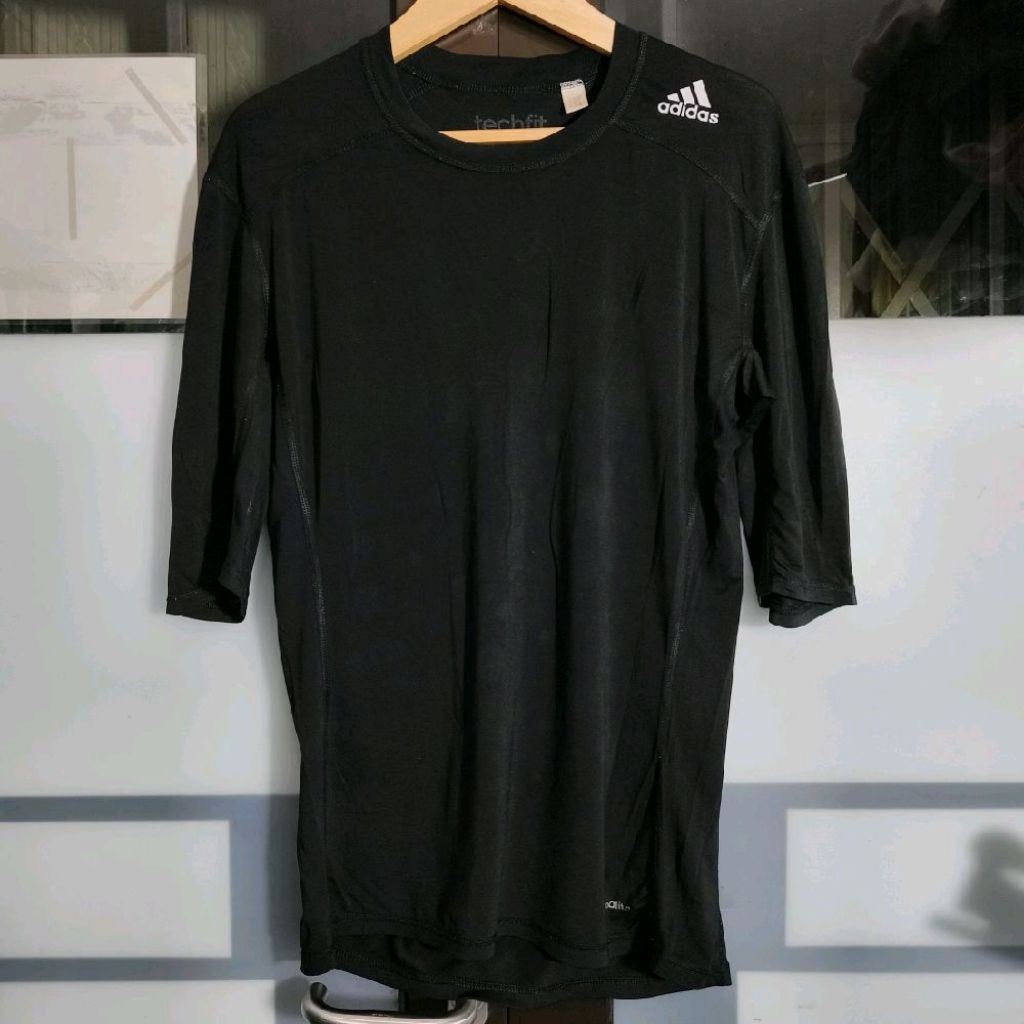 kaos baju tshirt jersey adidas techfit ad80 [XL]