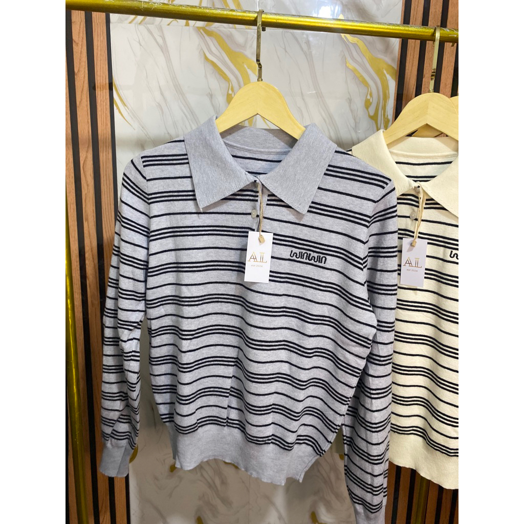 cardigan/atasan rajut premium import bkk miumiu salur