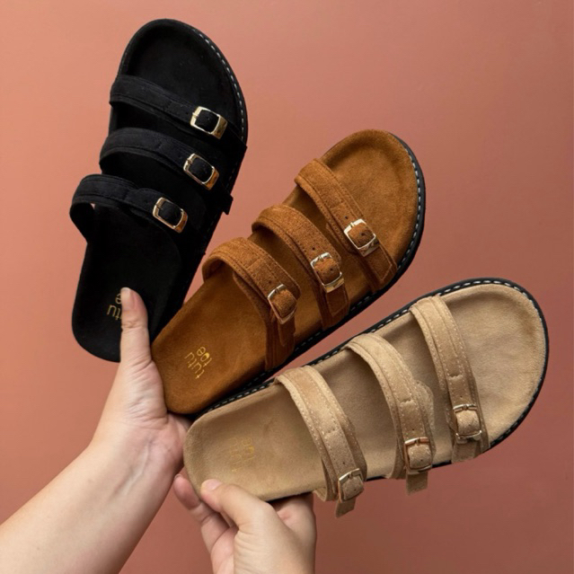 Tutu Toe - Sabrina Sandals Wanita Suede