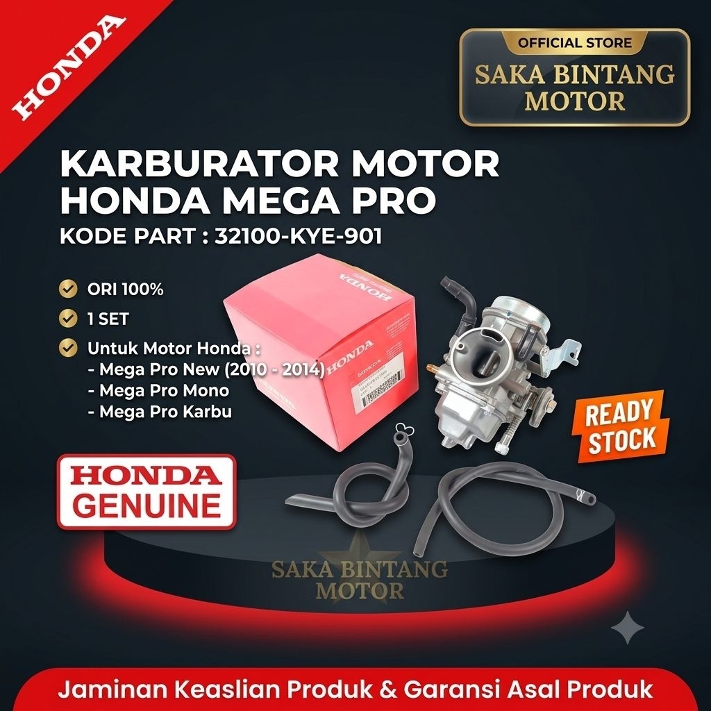Karburator Megapro New Mono KYE Motor ori