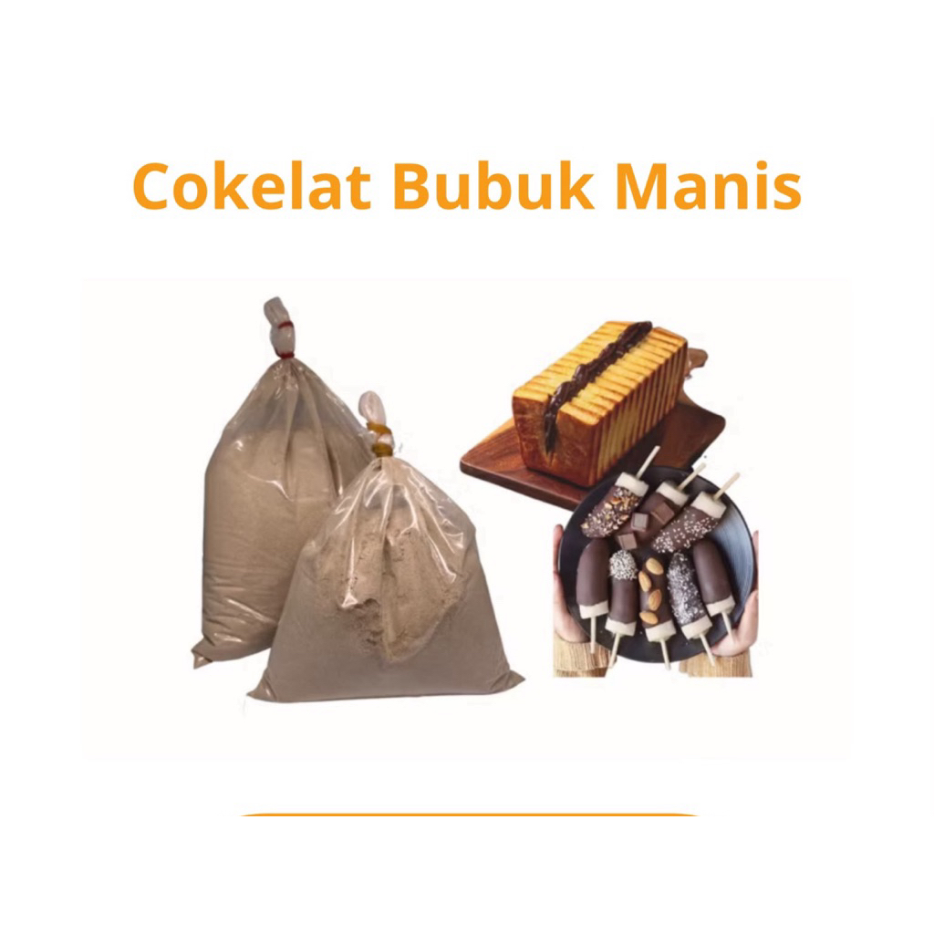 Tepung Bubuk Coklat Cokelat Bubuk Manis Untuk Es Kulkul Viral Murah Enak