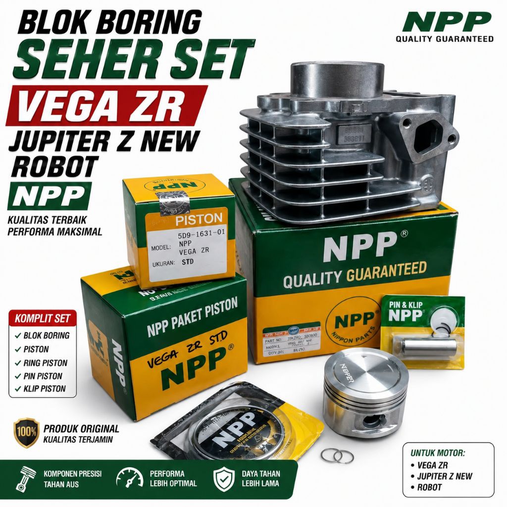 Blok Boring Seher SET VEGA ZR JUPITER Z NEW ROBOT NPP