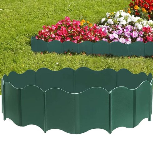 Pagar Taman Plastik Minimalis Garden Border Pagar Pembatas Bunga Tanaman Portable PP 20 Pcs