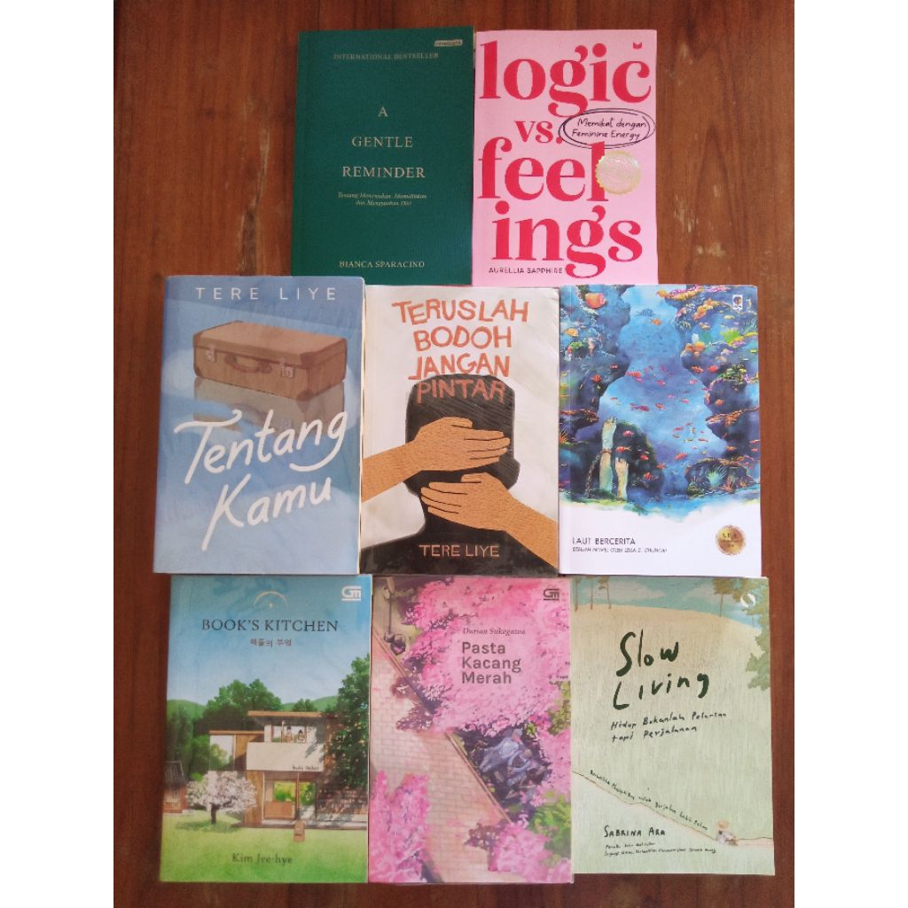 OBRAL BUKU NOVEL PRELOVED ORIGINAL MURAH