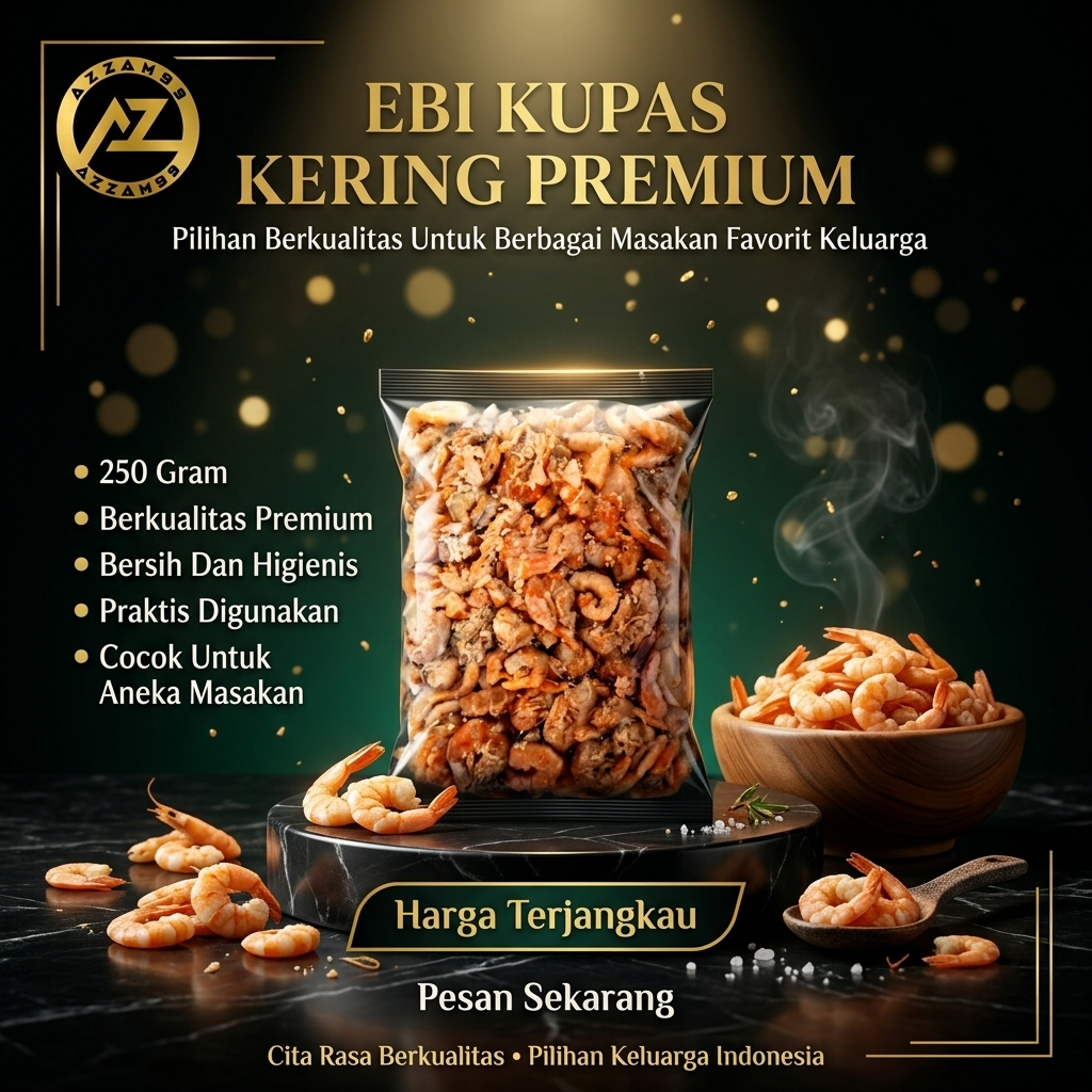 EBI KERING 250GRAM/UDANG KUPAS/UDANG KERING/UDANG KERING SUPER