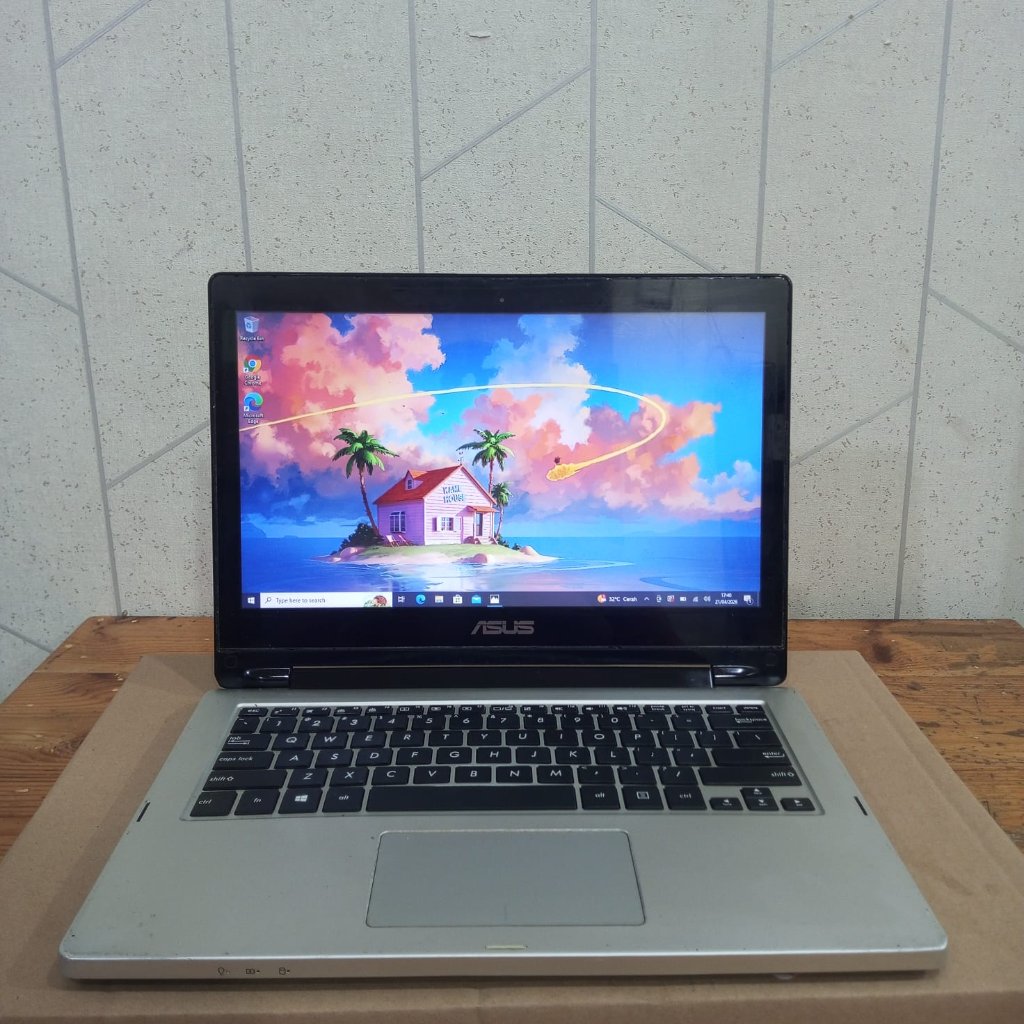 #Touchscreen #Flip #820M 2Gb #Layar WS  Laptop Asus TP300LD, Core i3-4030U, ###DoubleVga, Hd Graphic