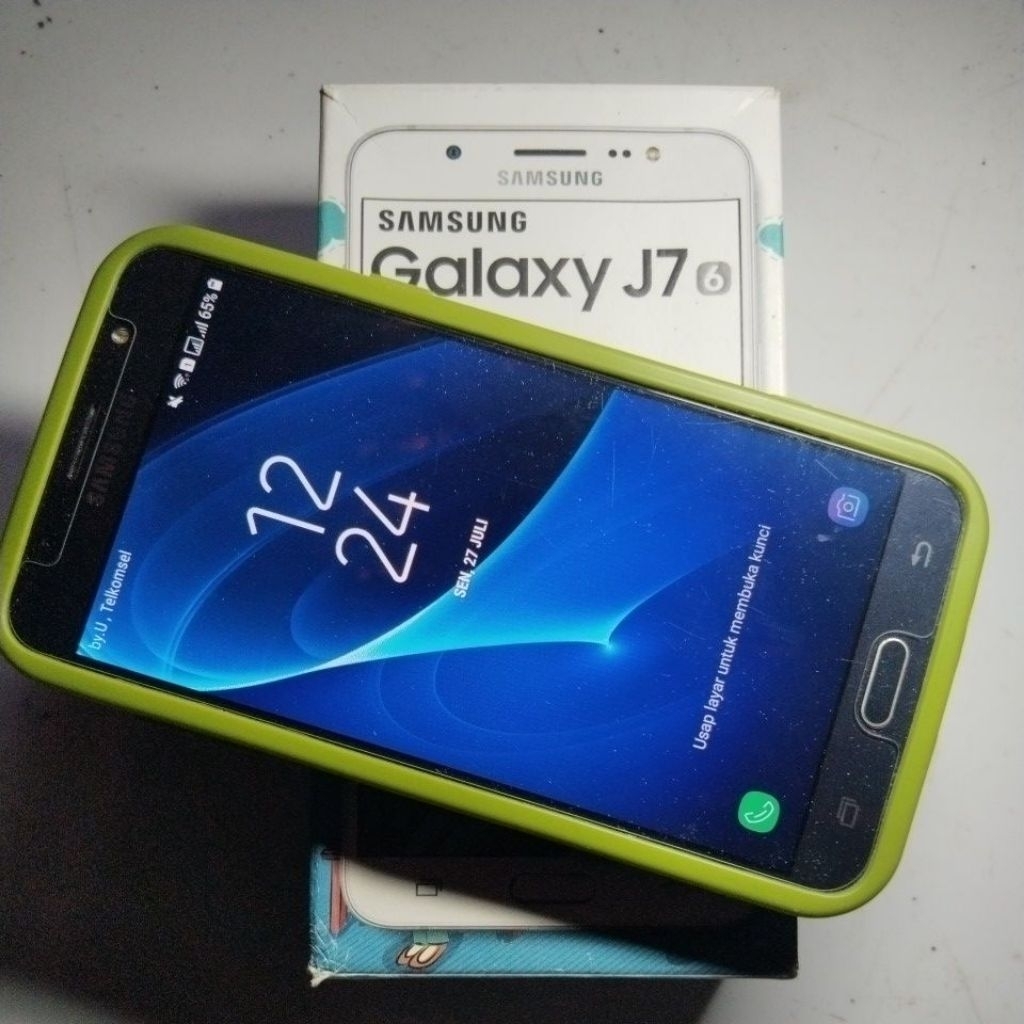 SAMSUNG GALAXY J7 2016 NFC 2/16 GB BLACK 5.5" SUPER AMOLED EXYNOS 7870 (28nm) FULLSET SECOND (Baca D