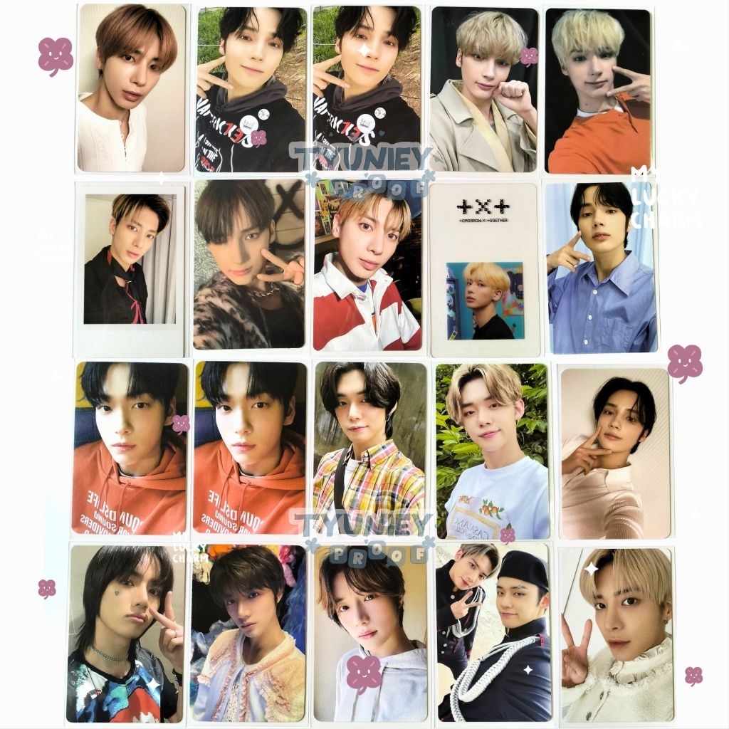 PHOTOCARD PC OFFICIAL TXT SOOBIN YEONJUN BEOMGYU TAEHYUN HUENINGKAI MIDSUMMER TANGERINE YOUTH PUDDIN