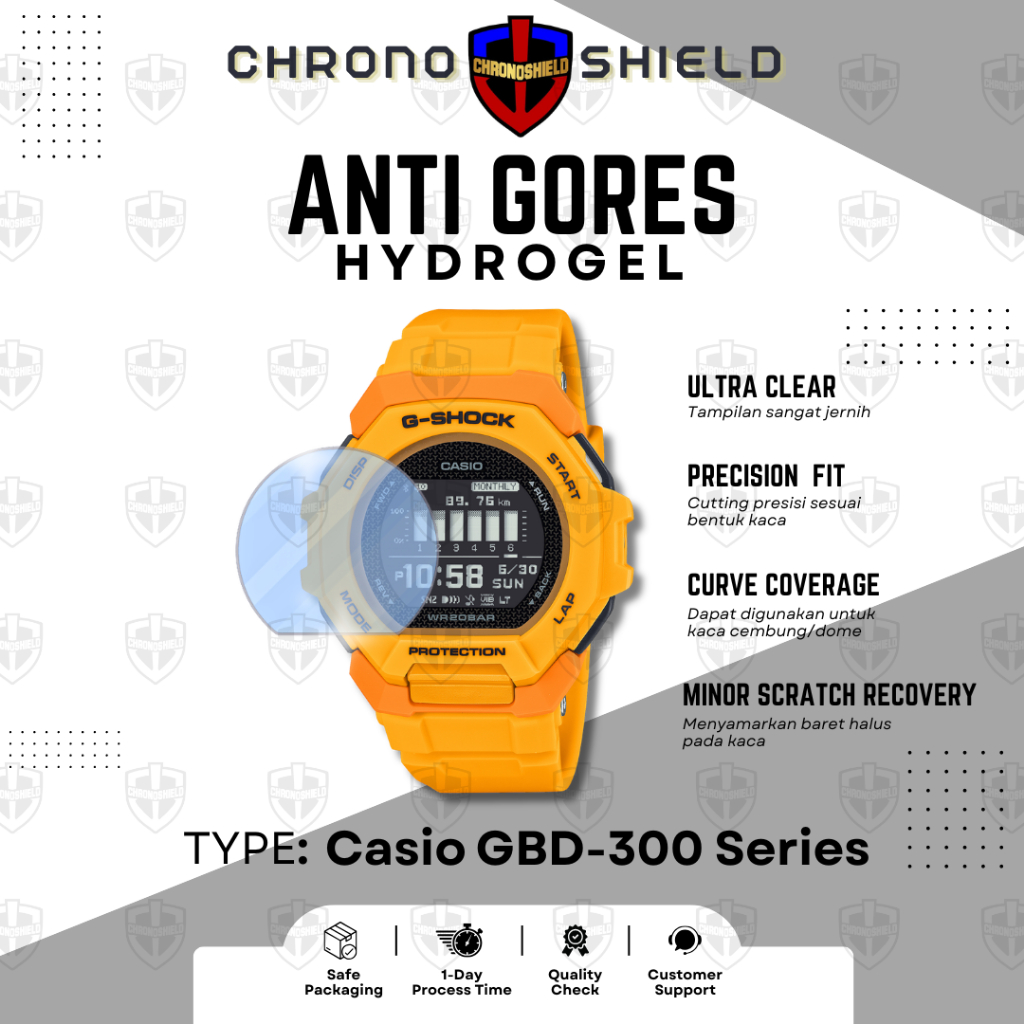 Anti Gores Hydrogel G-Shock GBD300 Gshock GBD 300