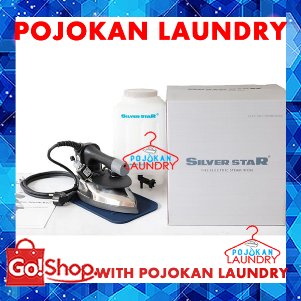 SILVERSTAR ES 300/Setrika uap listrik Silverstar ES 300/Gosokan Uap Laundry Listrik Silverstar ES 30