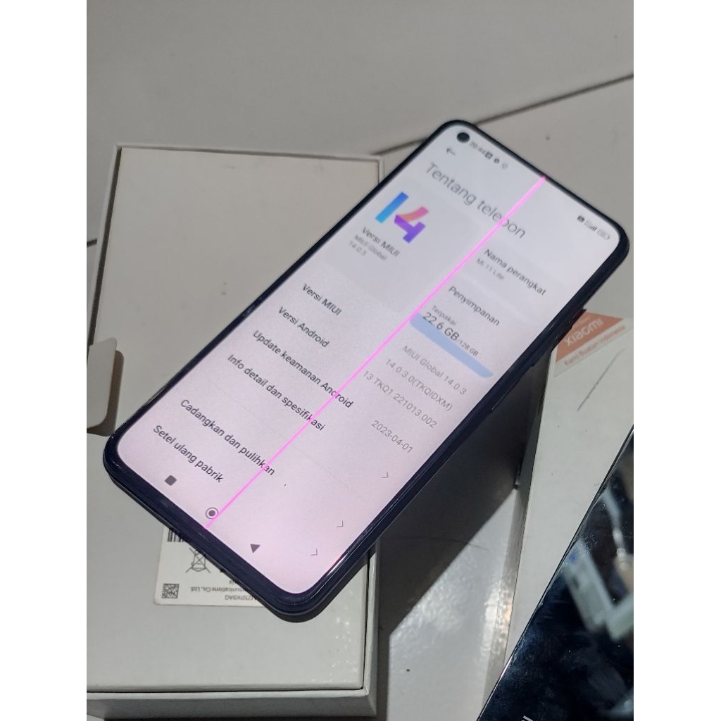 lcd mi 11 lite ori minus murah