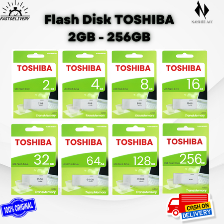 FLASHDISK TOSHIBA 2GB 4GB 8GB 16GB 32GB 64GB 128GB 256GB FLASH DRIVER TOSHIBA ORIGINAL
