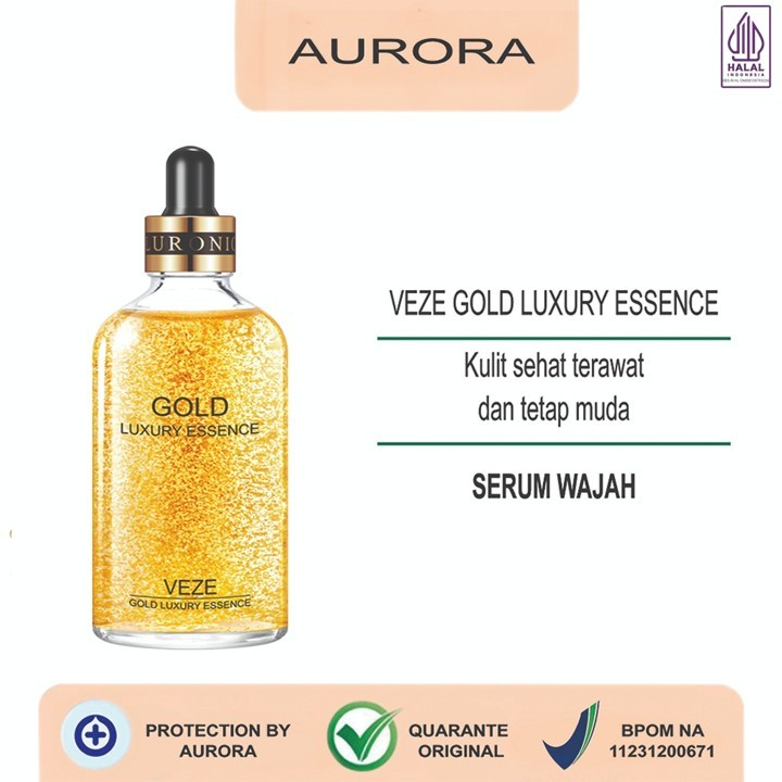 [BPOM&HALAL]  VEZE Serum Gold Luxury Essence 100ml