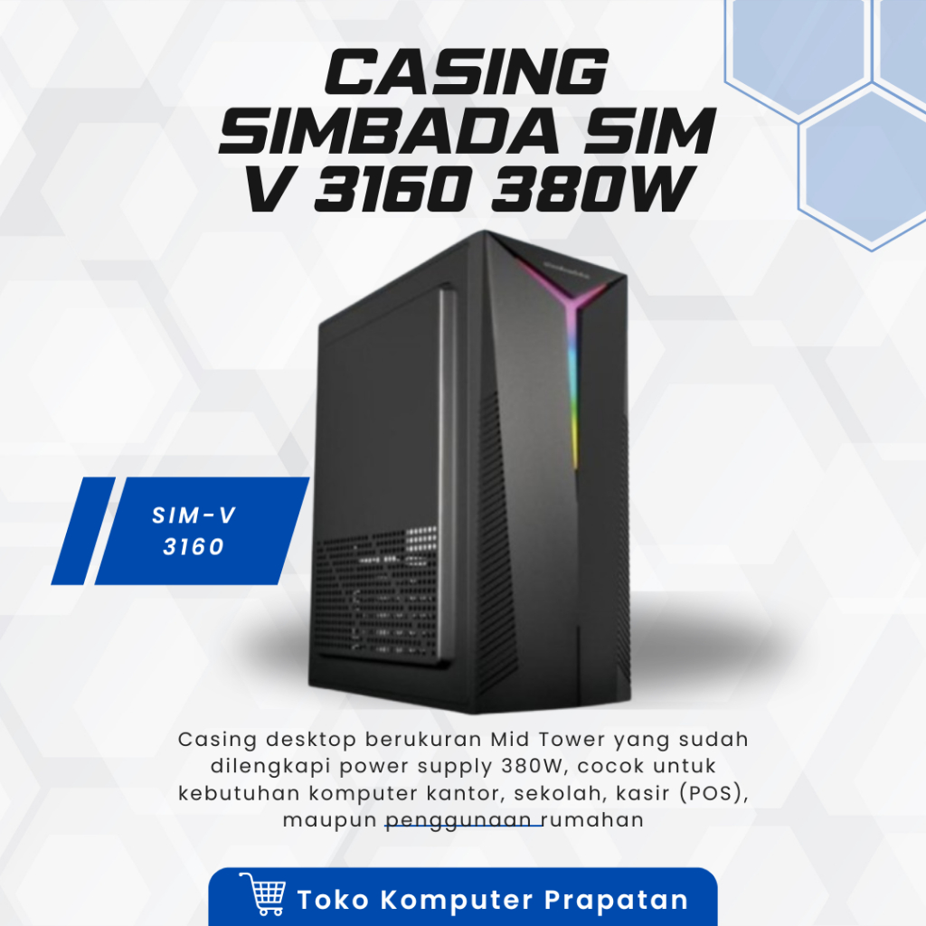 Casing Simbadda SIM-V 3160 + PSU 380W