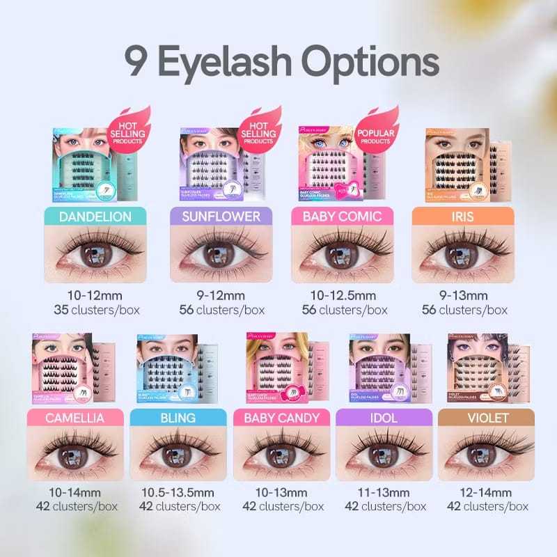 MLEN BULU MATA-MLEN DIARY TANPA LEM LANGSUNG TEMPEL | MLEN DIARY GLUELESS FALSIES | IDOL FALSIES | B