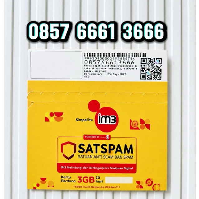 nomor cantik indosat 666