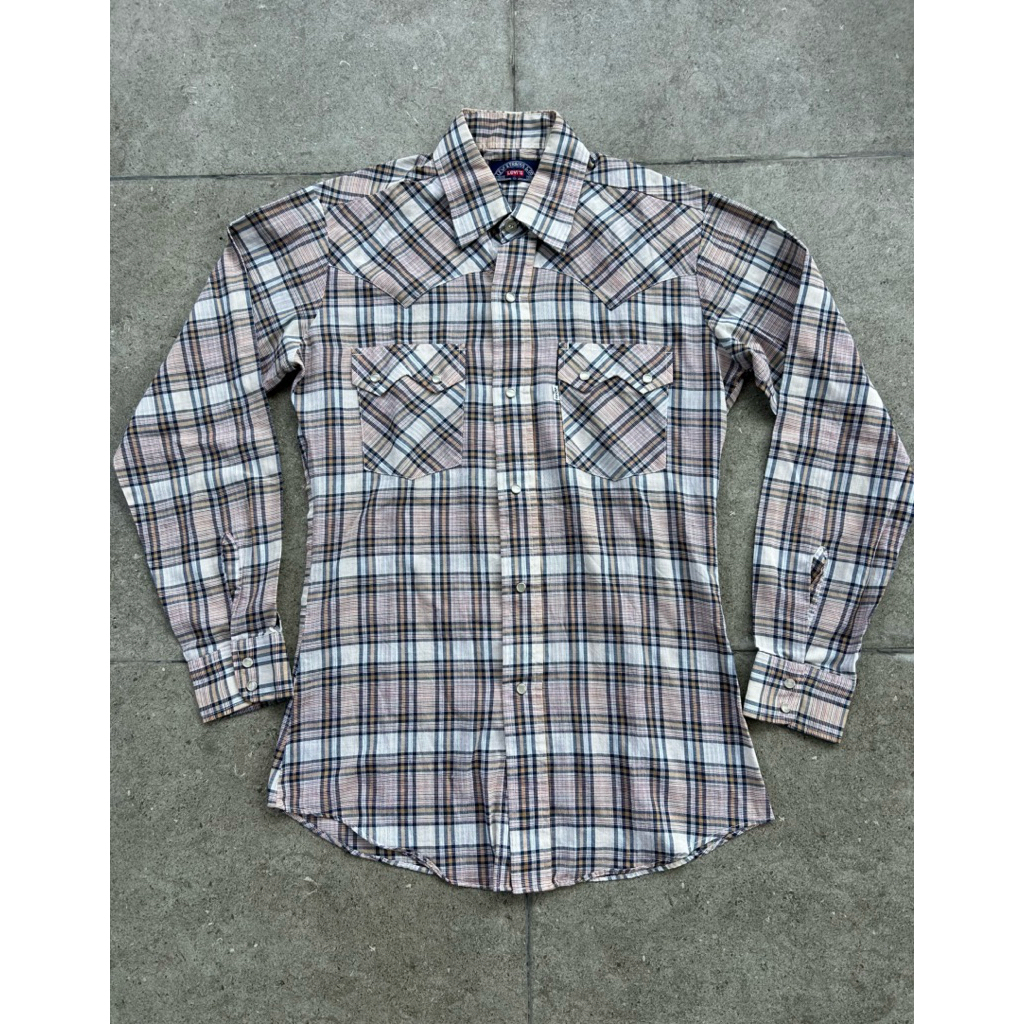 Kemeja Vintage 80’s Levis Big E Western / Vintage 1980’s