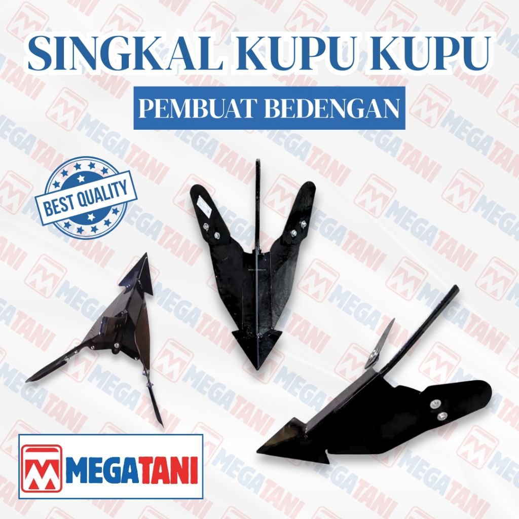 Singkal Kupu Kupu Pembuat Bedengan Berkualitas Tinggi untuk Pertanian / Singkal mesin cultivator / S