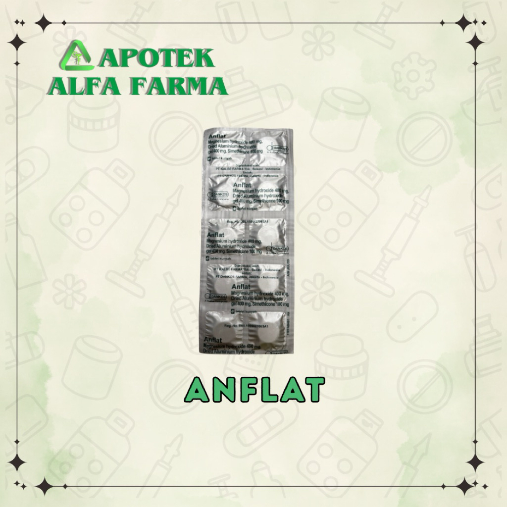 Anflat Tablet Untuk Asam Lambung Dan Tukak