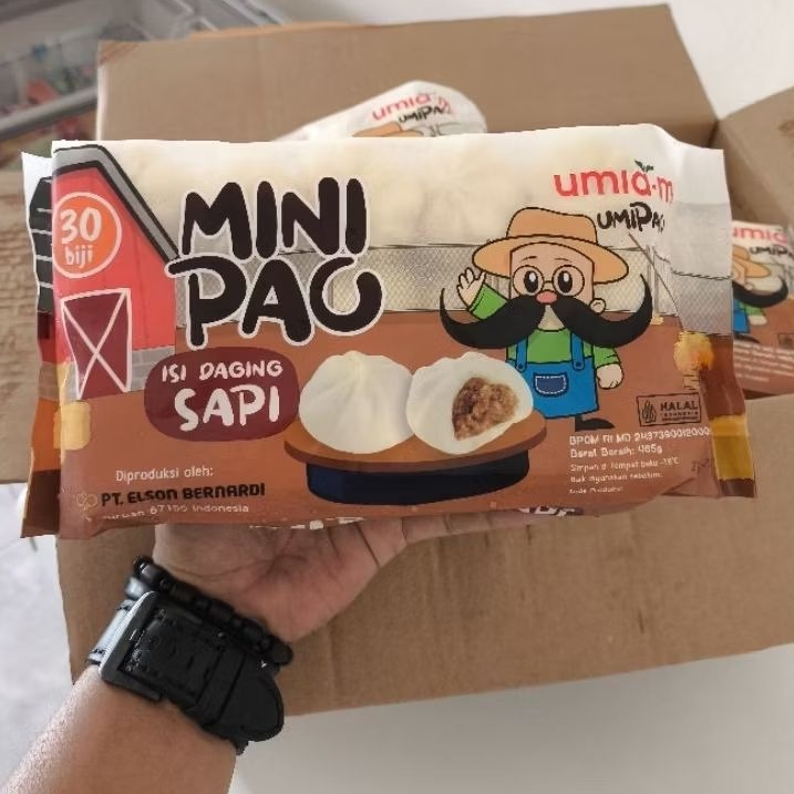 Mini Bakpao Sapi isi 30pcs/pack