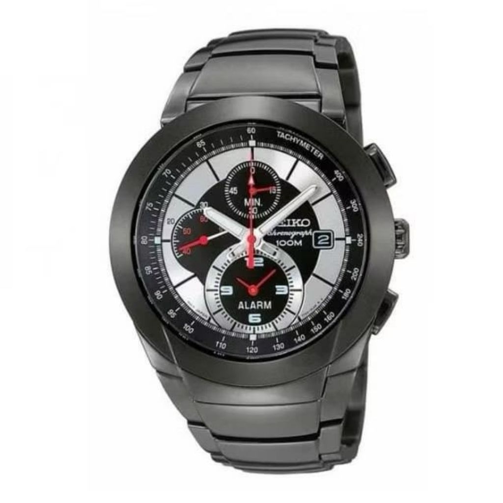 Jam Tangan Pria SEIKO SNAB35 SNAB35P1 CHRONOGRAPH ALARM [ORIGINAL]