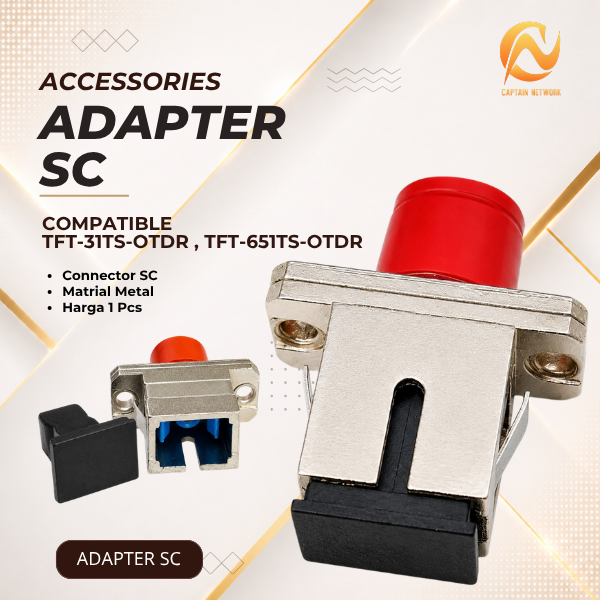 Fiber Optic SC Adapter for Tarmoc  TFT-31TS-OTDR & TFT-651TS-OTDR  | SC Converter tool FO