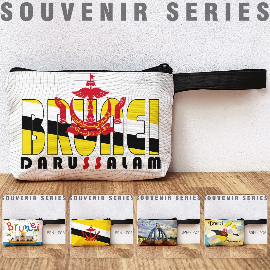 Pouch Oleh Oleh Brunei Dompet Souvenir Brunei