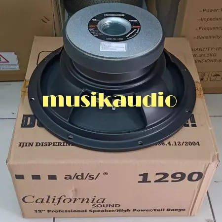 Speaker Komponen 12 Inch 12" ADS Full Range 1290 California ADS 1290 California