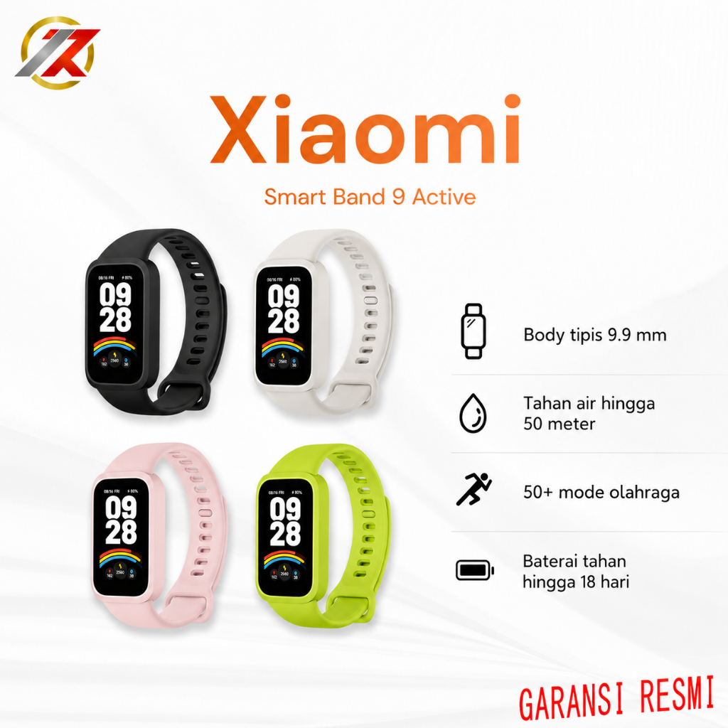 XIAOMI Smart Band 9 Active | Smartwatch Jam tangan Xiaomi 9 Active