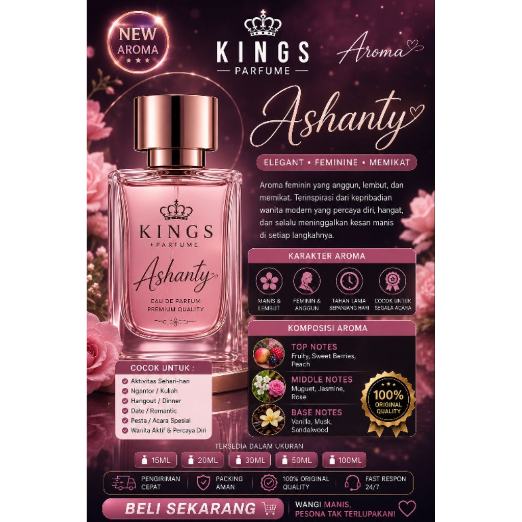 Kings Parfume Ashanty wanginya nuansa menjadi Ashanty