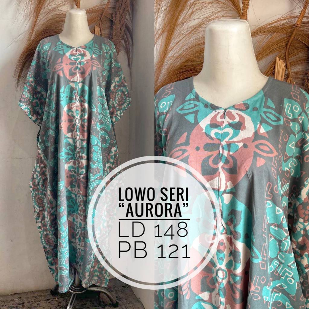 [SOFT] Daster Batik Lowo Kalong Kelelawar Jumbo Rayon Super Premium Adem Busui Friendly /Daster Bati