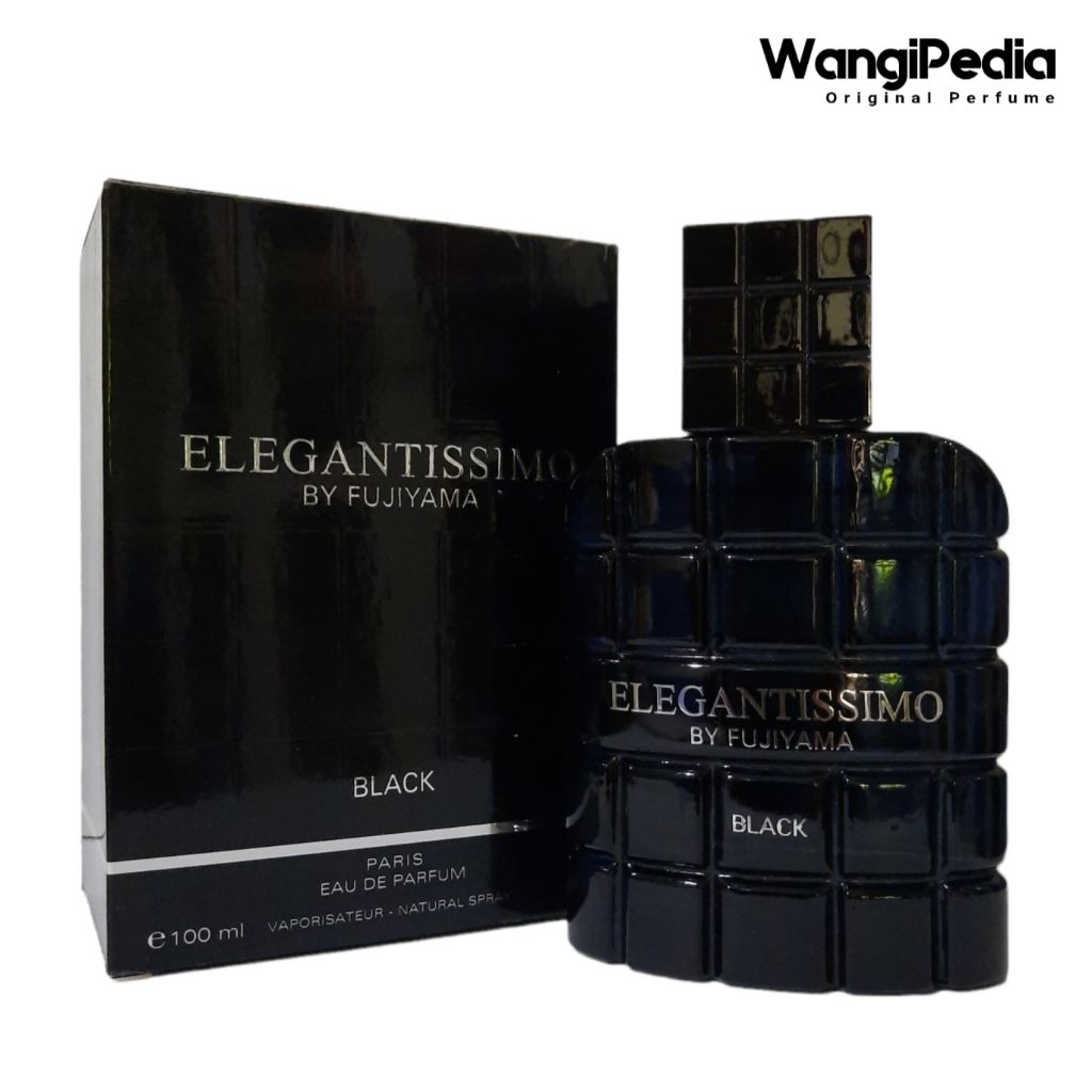 Parfum Original Pria Fujiyama Elegantissimo Black EDP