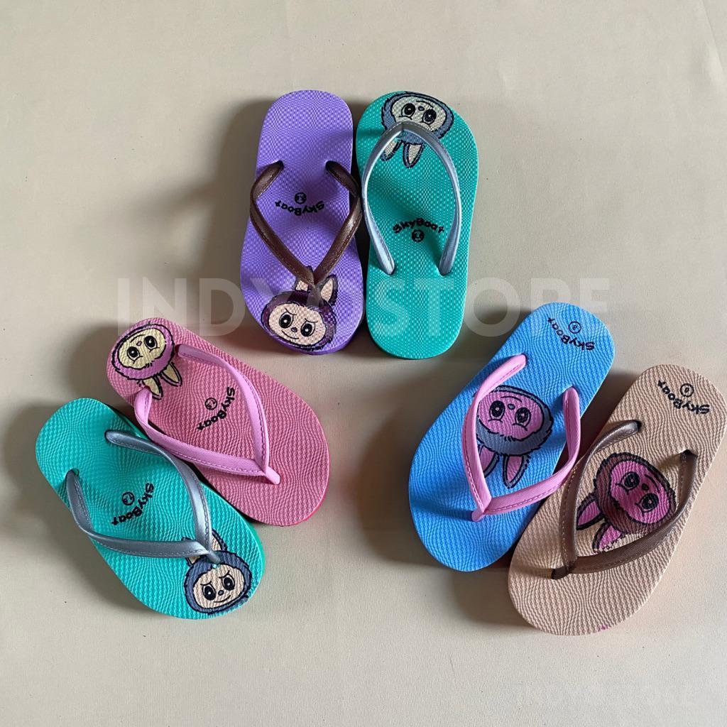 SKY BOAT LABUBU KIDS SANDAL JEPIT ANAK BAHAN KARET