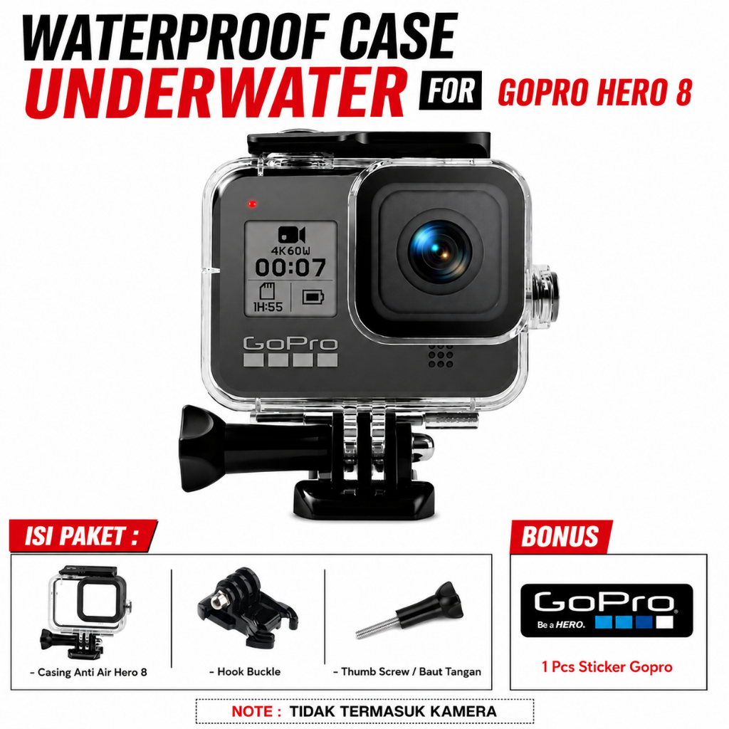 Waterproof Gopro Hero 8 Black Case Go Pro 8 Housing Hero 8 Underwater Casing Hero8 Gopro8