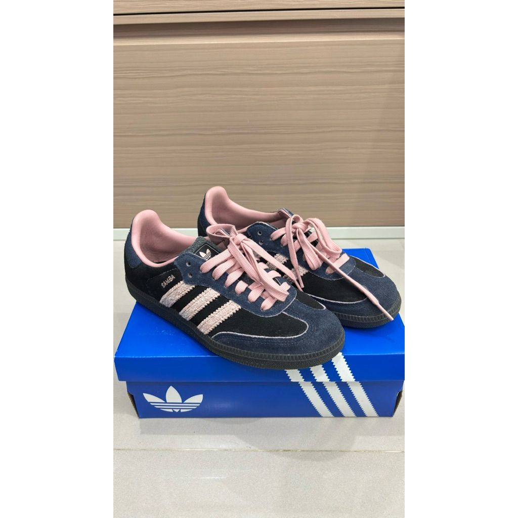 adidas samba navy pink