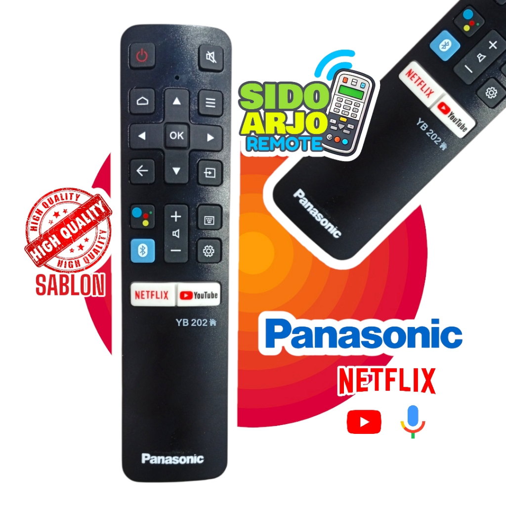 REMOTE TV PANASONIC SMART BIRU