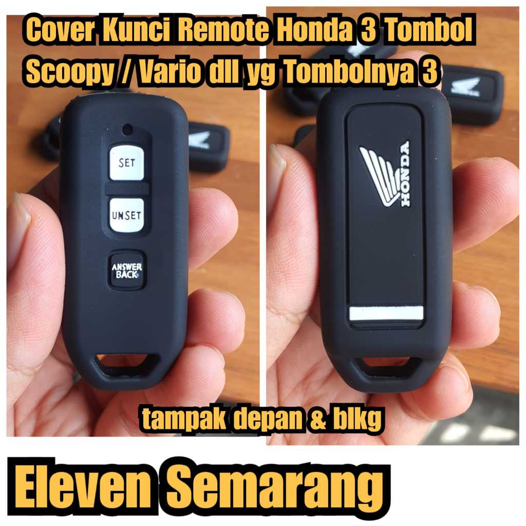 Cover remote Honda scoopy 3 tombol Vario 3 tombol dll  scoopy 2017 ke atas cover remote Motor Honda 