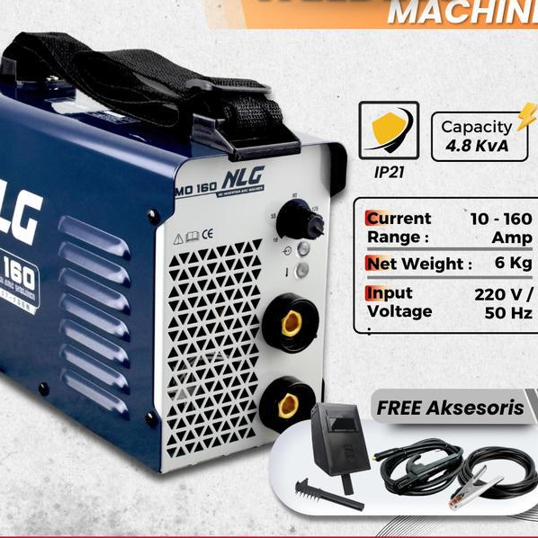 Mesin Las Listrik NLG IZUMI MO160 900W / Mesin Trafo Travo Trapo Las Inverter Welding MO-160 MO 160 