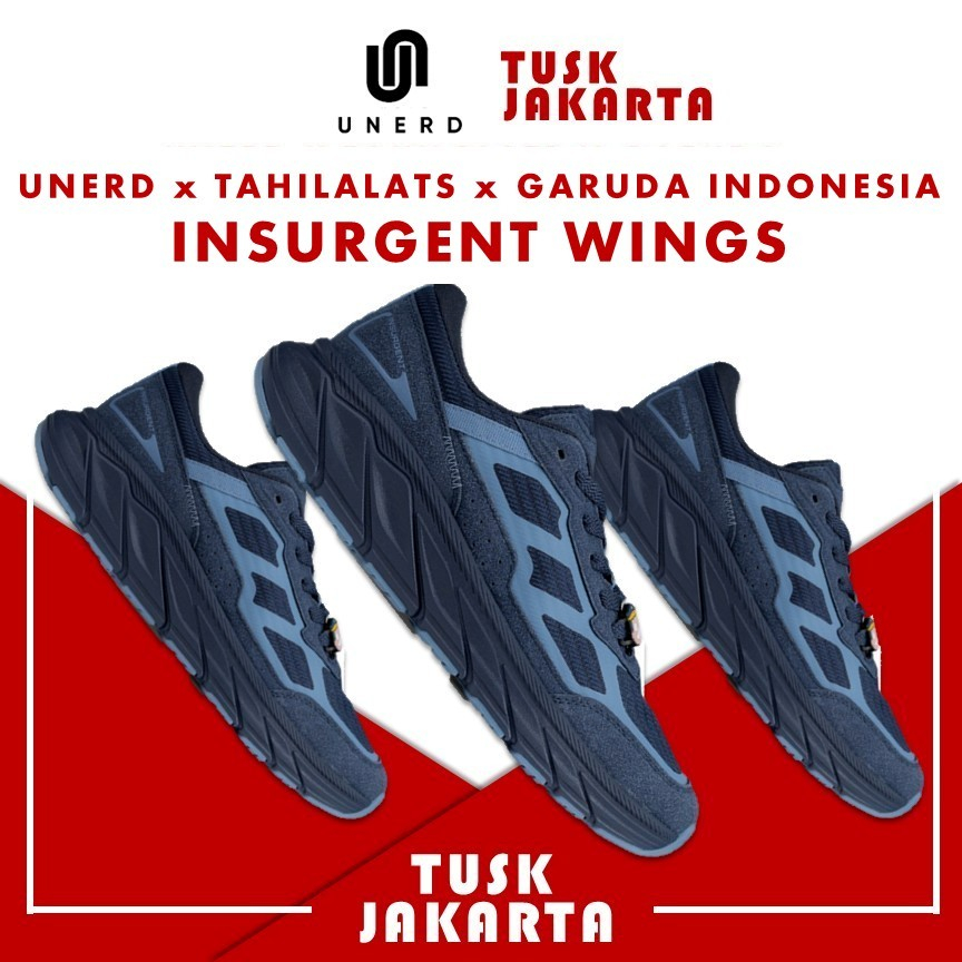 Sepatu Unerd Insurgent x Tahilalats x Garuda Indonesia Wings Sepatu Sneakers Sepatu Casual Unerd Pri