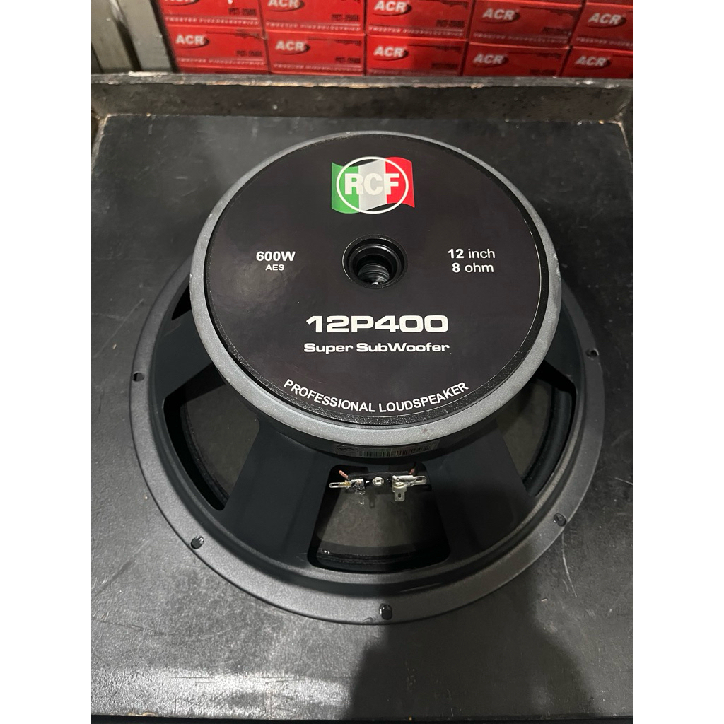 SPEAKER KOMPONEN 12 Inch /  RCF 12P400 VC 3" 600 Watt Super Subwoofer