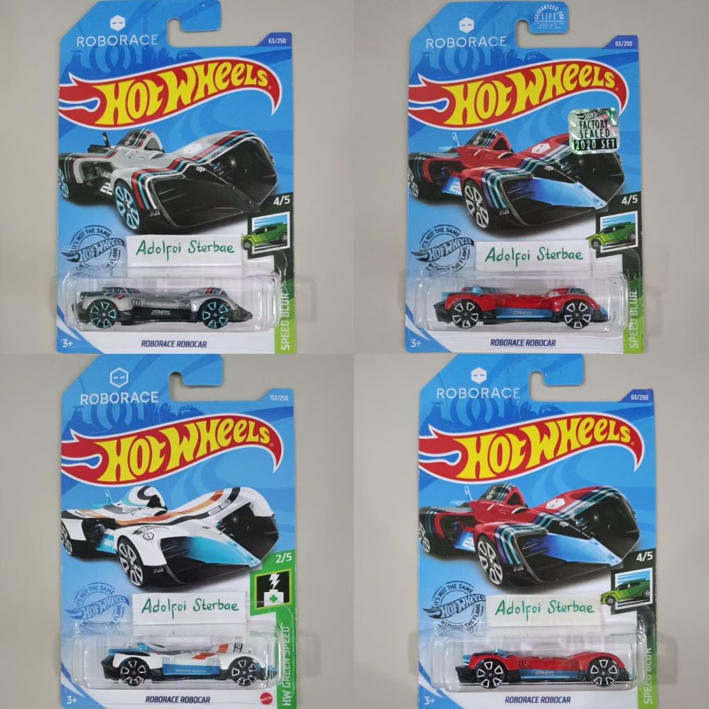 hotwheels hot wheels roborace robocar hw green speed blur factory sealed arrival simon michelin