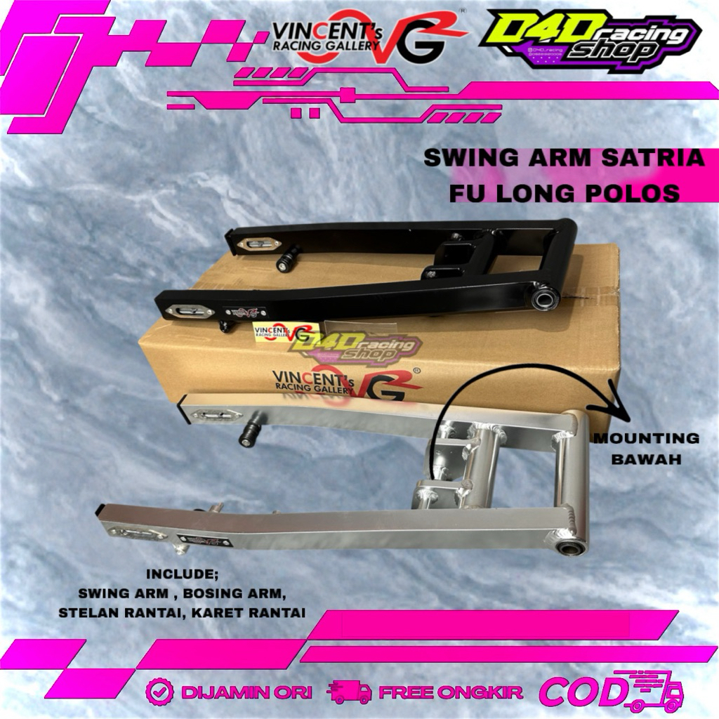 SWING ARM VRG SATRIA FU LONG POLOS PANJANG 65MM