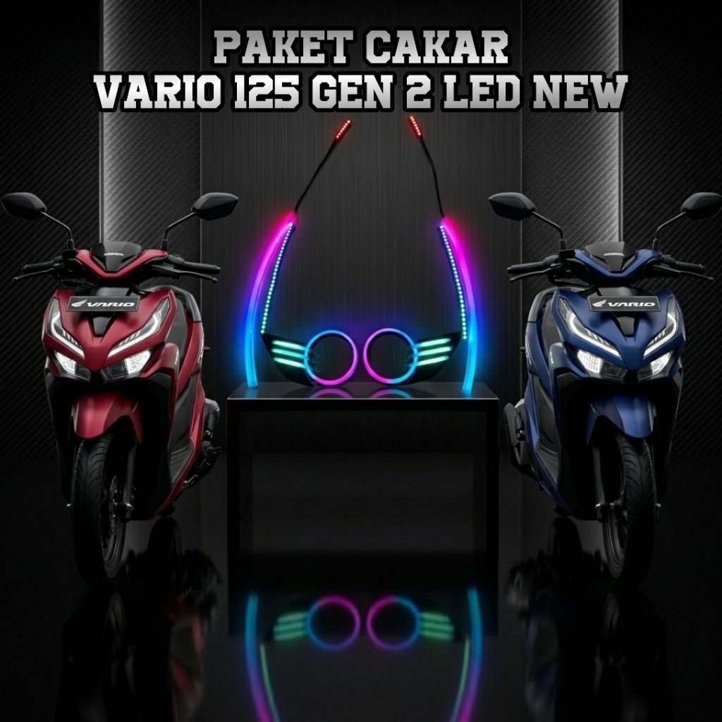 SEPAKET CAKAR ALIS SHROUD DAN DEVIL BILED VARIO 125 GEN 2 (LED NEW)
