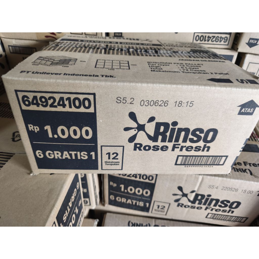 Rinso CAIR  1000an 40gr | 1Dus (126 Sachet)