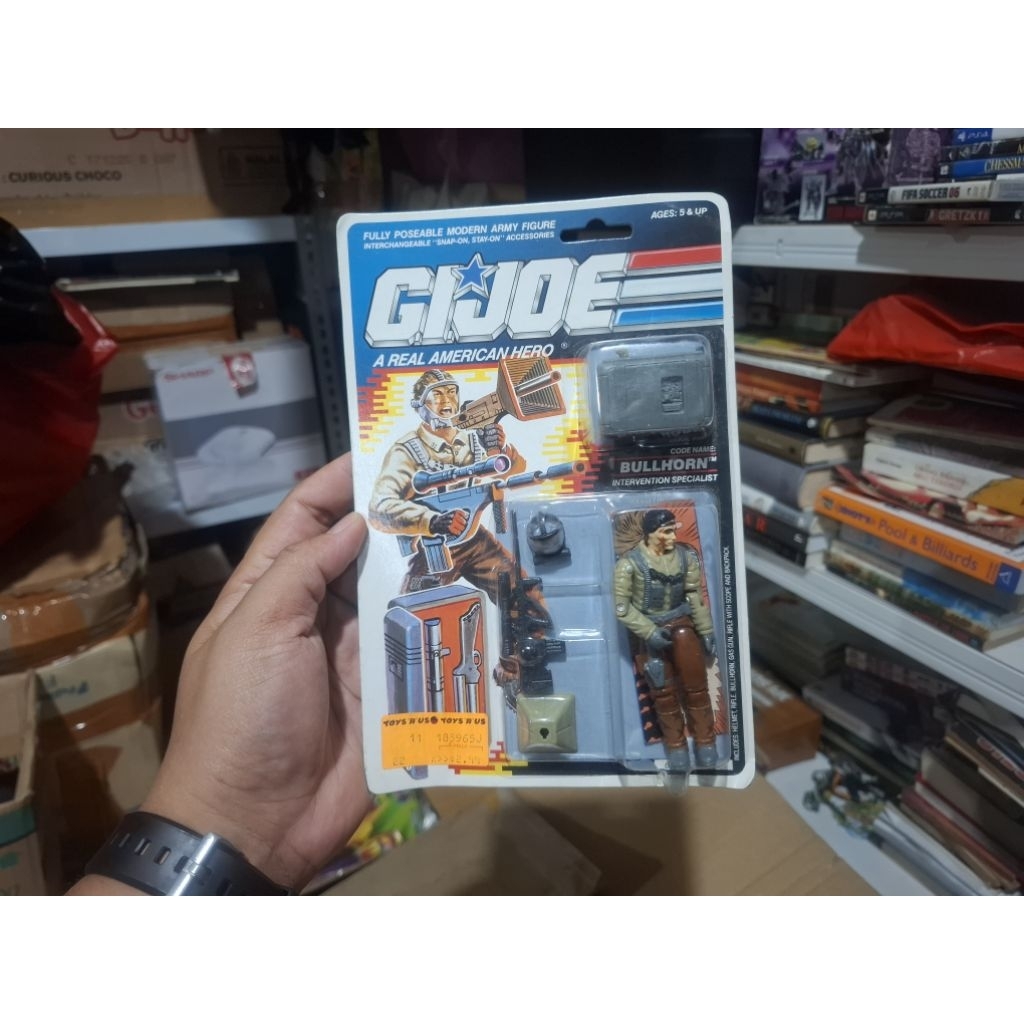 action figure G.I. Joe Bullhorn (Intervention Specialist) 1990 Hasbro sealed
