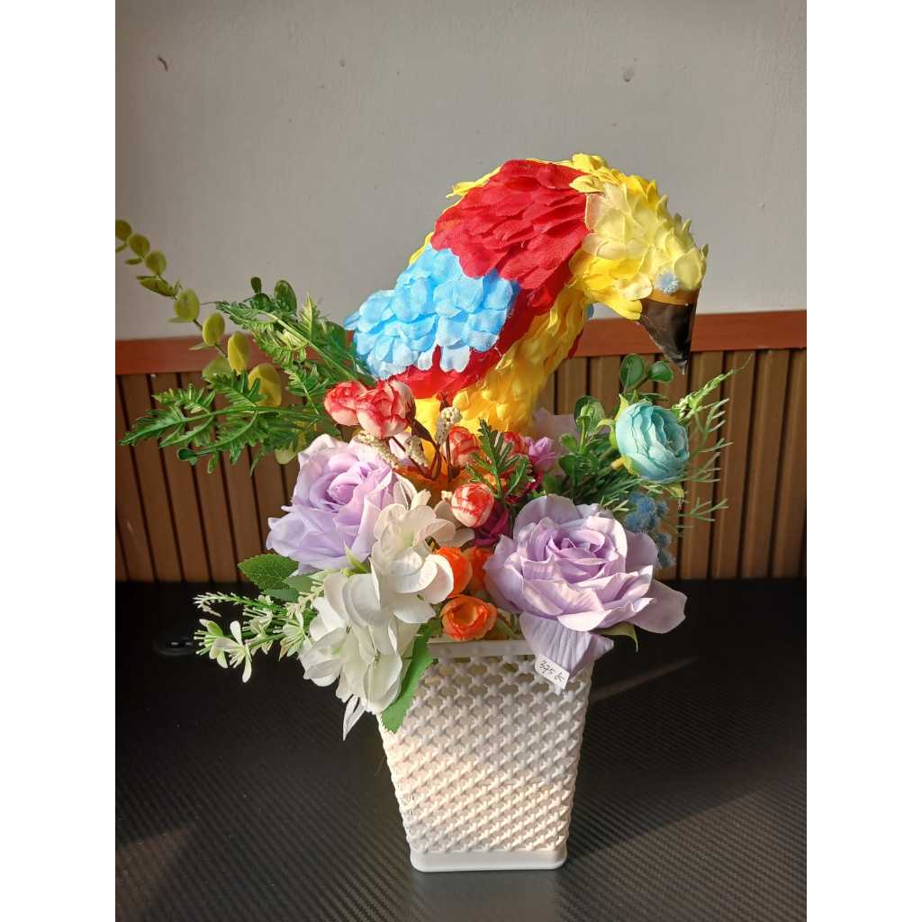 Macaw Bloom Pot / Hadiah Unik / Pot / Macaw