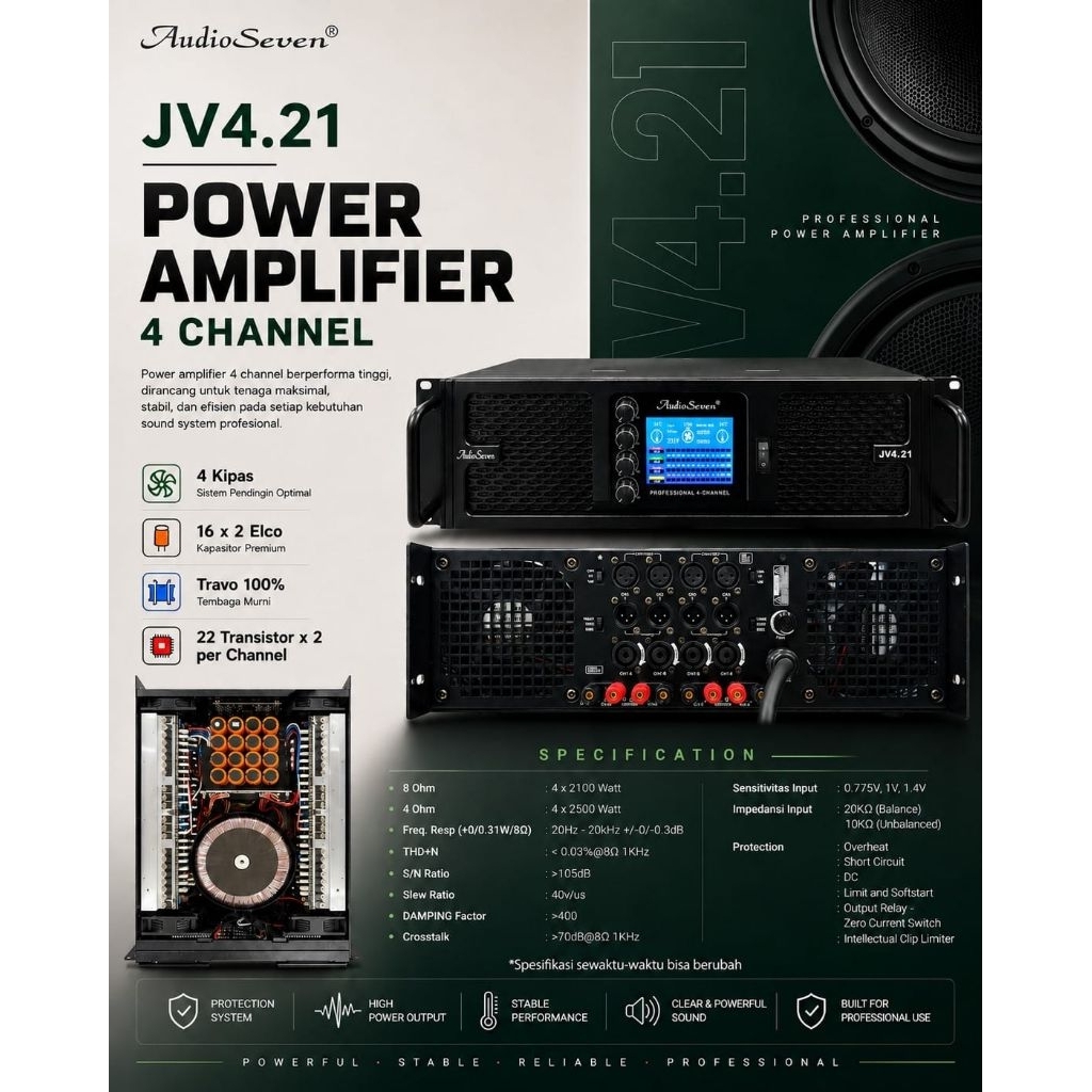 POWER AUDIO SEVEN JV4. 21/ Power Audio Seven Jv4. 21/ power audio seven jv4. 21